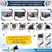 Tır Ve Kamyon 10.36" Dokunmatik Ekranlı 4 Kameralı Kayıtlı Video Müzik Telefon Ekran Yansıtma Özellikli Tak Kullan Kamera Seti - 4