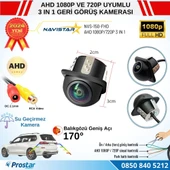 AHD 1080P ve 720P Çevrilebilir 170 Derece Balıkgözü Geniş Açılı  Geri Görüş Kamerası - 1