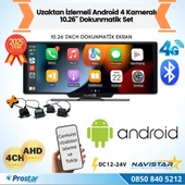 Profesyonel 10. 26 İnç Android Uzaktan İzlemeli Araç Dokunmatik Full Set - 1