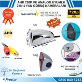 Yan Araç Kamerası AHD 720P ve Analog PAL Mini (Silver Gri) Özel Tasarım - 1