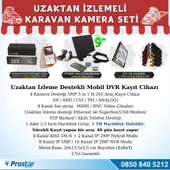 Karavan 1 Tb Harddiskli 9 Inç Hdmi Monitörlü 4 Kameralı Uzaktan İzlemeli Kayıtlı Kamera Seti - 2