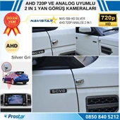 Yan Araç Kamerası AHD 720P ve Analog PAL Mini (Silver Gri) Özel Tasarım - 5
