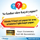 Tır Ve Kamyonlar Için 4 Kameralı Kayıtlı 7 Inç Ekranlı Kamera Seti - 4