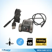 Araç Dvr Sürüş Kaydedici Kamera Usb Full Hd 1080P 170° Geniş Açı thumbnail 1