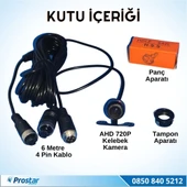 Navistar Ahd 720P 4 Pin Soketli Kelebek Ve Tampon Uyumlu 6 Mt 4 Pin Kablolu Kamera - 3