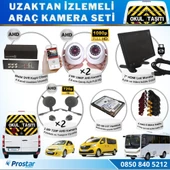 Full Ahd Araç Kamera Seti 4 Kameralı 320 Gb Harddisk Dahil Kayıtlı 7 Inç Hdmi Ekranlı - 1