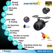Balıkgözü Kelebek AHD 720P ve Analog Çevrilebilir 170 Derece Geniş Açılı Geri Görüş Kamerası - 3