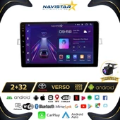 Toyota Verso 2009-2018 Model 2+64GB Android 13 Kablosuz Carplay Navigasyon Multimedya Sistemi - 1