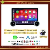 Hyundai Ix35 DUAL KNOB 11.8"  Kablosuz Carplay 4GB + 64GB Android 13 Navigasyon Multimedya Sistemi 2009-2015 - 6