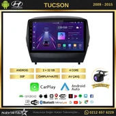 Hyundai Tucson 2+64GB Kablosuz Carplay 2009-2015 Android 13 Navigasyon Multimedya Sistemi - 2