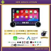 Hyundai Ix35 DUAL KNOB 11.8"  Kablosuz Carplay 4GB + 64GB Android 13 Navigasyon Multimedya Sistemi 2009-2015 - 2