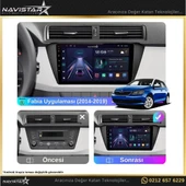 Skoda Fabia 2014-2019 Model 2+64GB Android 13 Kablosuz Carplay Navigasyon Multimedya Sistemi - 3