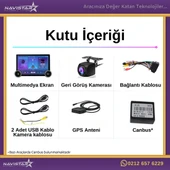 Citroen C4  DUAL KNOB 11.8''  2004-2011 Model 4GB + 64GB Android 13 Kablosuz Carplay Navigasyon Multimedya Sistemi thumbnail 4