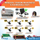 Ahd 720P 6 Kameralı Mibzer Havalı Tohum Makinesi 9 Inç Hdmi Monitörlü Kamera Seti - 1