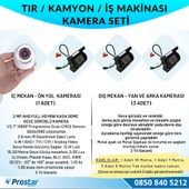 Tır Kamyon İş Makinası Için Uzaktan İzlemeli 4 Kameralı 320 Gb Harddisk Kamera Seti - 3