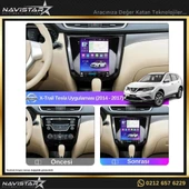 Nissan XTrail Tesla 4GB + 64GB 2014-2017 Model  Kablosuz Carplay Navigasyon Qled Multimedya Sistemi - 3