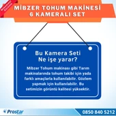 Ahd 720P 6 Kameralı Mibzer Havalı Tohum Makinesi 9 Inç Hdmi Monitörlü Kamera Seti - 4
