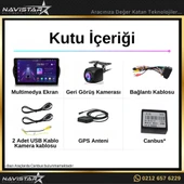 Fiat Fiorino 4GB + 64GB Kablosuz Carplay 2008-2017 Android 13 Navigasyon Multimedya Sistemi - 4