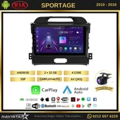 Kia Sportage 2+64GB Kablosuz Carplay 2010-2016 Android 13 Navigasyon Multimedya Sistemi - 2