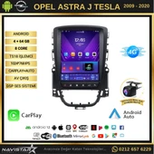 Opel Astra J Tesla 4GB + 64GB 2009-2020 Model Android Qled Kablosuz Carplay Navigasyon Multimedya Sistemi - 2