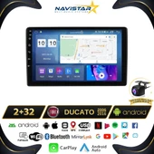 Fiat Ducato 2006-2016 Model 2GB + 64GB Android 13 Kablosuz Carplay Navigasyon Multimedya Sistemi - 1