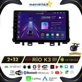 Kia Rio K3 2015-2017 Model 2+64GB Android 13 Kablosuz Carplay Navigasyon Multimedya Sistemi - 1