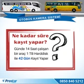 Otobüsler Için Kayıtlı 4 Kameralı 1 Tb Harddiskli Kamera Seti - 4