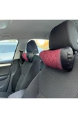 RahatYolcu 5D Ergonomik Boyun Yastığı Seti 2 Adet Kırmızı - 3