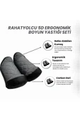 Rahatyolcu 5d Ergonomik Boyun Yastığı Seti 2 Adet Gri Gri thumbnail 5