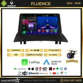 Fluence 4+64 GB Android 13 Kablosuz Carplay Navigasyon Multimedya Sistemi - 2