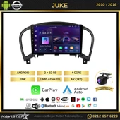 Nissan Juke  2010-2014 Model 2GB + 64GB Android 13 Kablosuz Carplay Navigasyon Multimedya Sistemi - 2