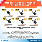 Ahd 720P 6 Kameralı Mibzer Havalı Tohum Makinesi 9 Inç Hdmi Monitörlü Kamera Seti - 3