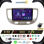 Kia Rio2 2005-2011 Model 2+64GB Android 13 Kablosuz Carplay Navigasyon Multimedya Sistemi - 1