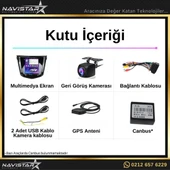 Nissan XTrail Tesla 4GB + 64GB 2014-2017 Model  Kablosuz Carplay Navigasyon Qled Multimedya Sistemi - 4