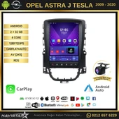Opel Astra J Tesla 2009-2020 Model 2+32GB Android Kablosuz Carplay Navigasyon Multimedya Sistemi - 2