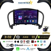 Nissan Juke  2010-2014 Model 2GB + 64GB Android 13 Kablosuz Carplay Navigasyon Multimedya Sistemi - 1