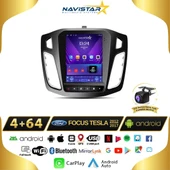 Ford Focus Tesla 4GB + 64GB 2012-2018 Model Kablosuz Carplay Navigasyon Qled Multimedya Sistemi thumbnail 5