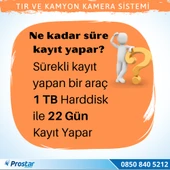 Tır Ve Kamyonlar Için Uzaktan İzlemeli 4 Kameralı 1 Tb Harddisk Kamera Seti - 4