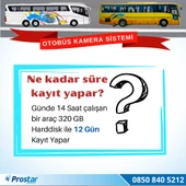 Otobüsler Için Kayıtlı 4 Kameralı 320 Gb Harddiskli Kamera Seti - 4