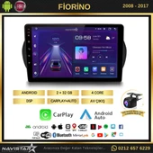 Fiat Fiorino 2+64GB Kablosuz Carplay 2008-2017 Android 13 Navigasyon Multimedya Sistemi thumbnail 2