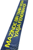 Fenerbahçe Orijinal Lisanslı Mazinde Bir Tarih Yatar Fenerbahçe Şal Atkı Kanarya Baskı Ahşap Kutulu - 9