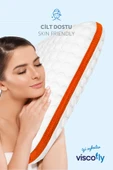 Viscofly Visco Collagen Ortopedik Yastık - 53 cm x 39 cm x 13 cm - Neon Turuncu thumbnail 4