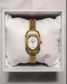 Lee Cooper LC08056 Oval Kasa Kelepçe Kordon Detaylı 3 ATM Su Geçirmez 3 Renk Klasik Kadın Saati thumbnail 12