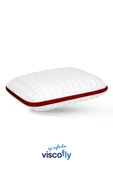 Viscofly Visco Collagen Ortopedik Yastık - 53 cm x 39 cm x 13 cm - Bordo thumbnail 1