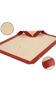 30x40 cm Silikon Fırın Pişirme Silpatı Kendinden Yağlı Yapışmaz Hamur Açma Matı Yanmaz Tepsi Kağıdı - 4