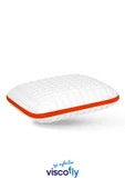 Viscofly Visco Collagen Ortopedik Yastık - 53 cm x 39 cm x 13 cm - Neon Turuncu thumbnail 1