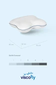 Viscofly Visco Horlama Azaltıcı Ortopedik Yastık - 50 cm x 40 cm x 12 cm thumbnail 7