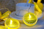 2 M 10 Led Pilli 2 Kademeli Limon Led Işık 6200-269 - 2