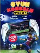 Ekranlı Atari Oyun Konsolu – 2000 Retro Oyun, TV Bağlantılı, Film İzleme ve Kitap Okuma Özellikli - 1