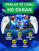 Ekranlı Atari Oyun Konsolu – 2000 Retro Oyun, TV Bağlantılı, Film İzleme ve Kitap Okuma Özellikli - 3